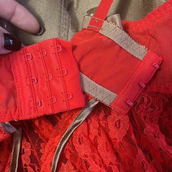 NWT Cacique Plus Lace Teddy and Panty Set - Picture 6 of 9